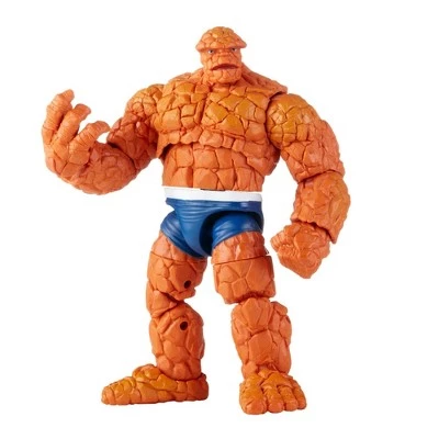 Hasbro Marvel Legends Series Retro 6in Fantastic Four Marvel's Thing Figure 4 Hasbro Marvel Legends Series Retro 6in Fantastic Four Marvel's Thing Figure - Image 2