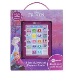 Disney Pi Kids Frozen and Frozen II Electronic Me Reader and 8-Book Library Boxed Set