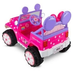 KidTrax Kid Trax 6V Disney Minnie Mouse Flower Power 4x4 Powered Ride-On - Pink -Disney Toys Sales unnamed file 1271