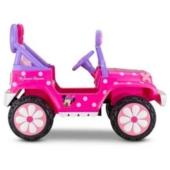 KidTrax Kid Trax 6V Disney Minnie Mouse Flower Power 4x4 Powered Ride-On - Pink -Disney Toys Sales unnamed file 1272