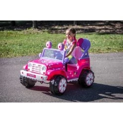 KidTrax Kid Trax 6V Disney Minnie Mouse Flower Power 4x4 Powered Ride-On - Pink -Disney Toys Sales unnamed file 1275