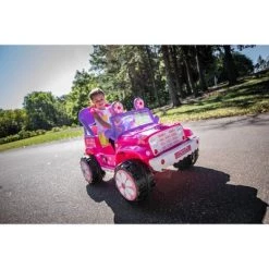 KidTrax Kid Trax 6V Disney Minnie Mouse Flower Power 4x4 Powered Ride-On - Pink -Disney Toys Sales unnamed file 1276