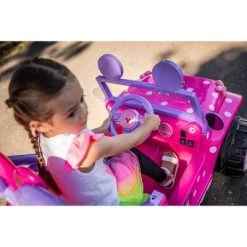 KidTrax Kid Trax 6V Disney Minnie Mouse Flower Power 4x4 Powered Ride-On - Pink -Disney Toys Sales unnamed file 1279