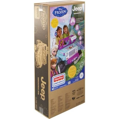 Power Wheels 12V Disney Princess Frozen Jeep Wrangler Powered Ride-On 7 Power Wheels 12V Disney Princess Frozen Jeep Wrangler Powered Ride-On - Image 5