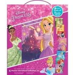 Pi Kids Disney Princess Electronic Me Reader and 8-Book Library Boxed Set