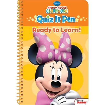Pi Kids Disney Mickey Mouse Clubhouse Mickey & Minnie Mouse Deluxe Quiz It Pen with 4 Books and Bonus Stickers 6 Pi Kids Disney Mickey Mouse Clubhouse Mickey & Minnie Mouse Deluxe Quiz It Pen with 4 Books and Bonus Stickers - Image 4