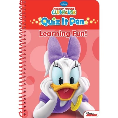 Pi Kids Disney Mickey Mouse Clubhouse Mickey & Minnie Mouse Deluxe Quiz It Pen with 4 Books and Bonus Stickers 8 Pi Kids Disney Mickey Mouse Clubhouse Mickey & Minnie Mouse Deluxe Quiz It Pen with 4 Books and Bonus Stickers - Image 6