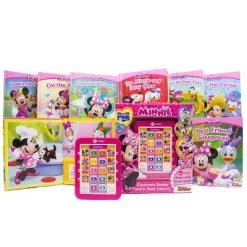 Pi Kids Disney Minnie Mouse Electronic Me Reader Story Reader and 8-book Boxed Set