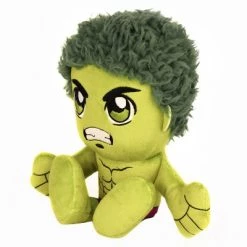 Bleacher Creatures Marvel Hulk 8" Kuricha Sitting Plush- Soft Chibi Inspired Toy