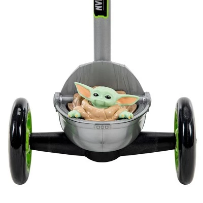 Huffy Star Wars Grogu 3 Wheel Kids' Kick Scooter - Black 4 Huffy Star Wars Grogu 3 Wheel Kids' Kick Scooter - Black - Image 2