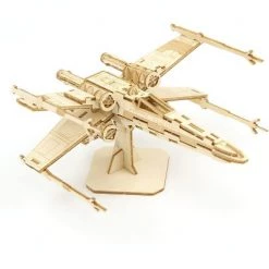 Incredibuilds Star Wars X-Wing Book & Wood Model Figure Kit