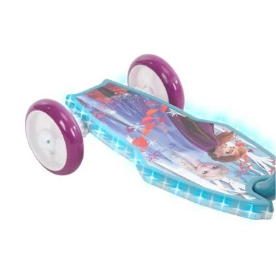 Huffy Frozen 2 3 Wheel Kids' Kick Scooter with LED Lights - Teal 6 Huffy Frozen 2 3 Wheel Kids' Kick Scooter with LED Lights - Teal - Image 4