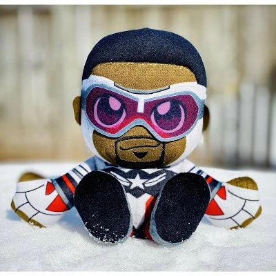 Bleacher Creatures Marvel Captain America (Sam Wilson) 8" Kuricha Sitting Plush- Soft Chibi Inspired Toy 7 Bleacher Creatures Marvel Captain America (Sam Wilson) 8" Kuricha Sitting Plush- Soft Chibi Inspired Toy - Image 5