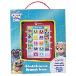 Pi Kids Puppy Dog Pals Electronic Me Reader 8-Book Library Boxed Set