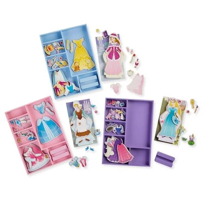 Melissa & Doug Melissa & Doug Disney Cinderella and Belle and Rapunzel Magnetic Dress-Up Wooden Dolls 8 Melissa & Doug Melissa & Doug Disney Cinderella and Belle and Rapunzel Magnetic Dress-Up Wooden Dolls - Image 6