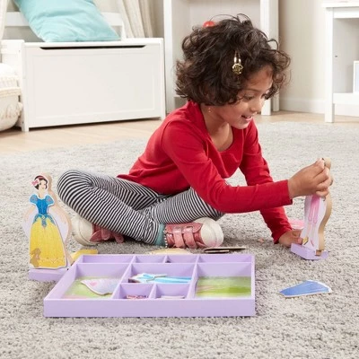 Melissa & Doug Melissa & Doug Disney Sleeping Beauty and Snow White Magnetic Dress-Up Wooden Doll Pretend Play Set 3 Melissa & Doug Melissa & Doug Disney Sleeping Beauty and Snow White Magnetic Dress-Up Wooden Doll Pretend Play Set