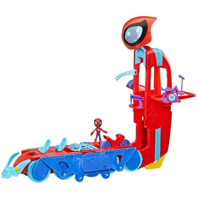 Spider-Man Spidey and his Amazing Friends Spider Crawl-R 2-in-1 Deluxe Headquarters Playset 6 Spider-Man Spidey and his Amazing Friends Spider Crawl-R 2-in-1 Deluxe Headquarters Playset - Image 4