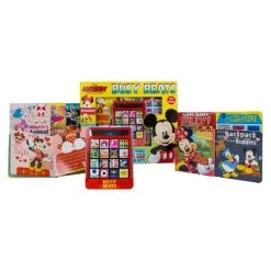 Disney Mickey Mouse and Friends Electronic Busy Beats Music Maker and 8-book Box Set