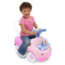 Disney Princess Kiddieland Disney Spark n Glow Princess Carriage Ride-On - Pink -Disney Toys Sales unnamed file 27