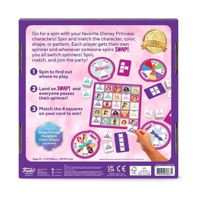 Funko Disney Princess Pattern Party Game 4 Funko Disney Princess Pattern Party Game - Image 2