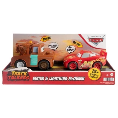 Disney Pixar Cars Track Talkers Lightning McQueen and Mater Vehicle - 2pk 6 Disney Pixar Cars Track Talkers Lightning McQueen and Mater Vehicle - 2pk - Image 4
