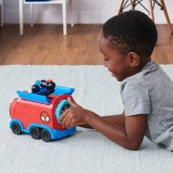 Spidey and His Amazing Friends Transforming Web Spinner Hauler -Disney Toys Sales unnamed file 3422