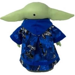 Doll Clothes Superstore Mandalorian Yoda The Child Star Wars Blue Print Robe -Disney Toys Sales unnamed file 3552