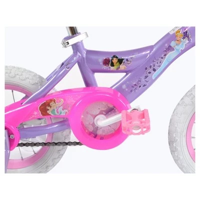 Huffy Disney Princess 12" Cruiser Kids' Bike - Purple 4 Huffy Disney Princess 12" Cruiser Kids' Bike - Purple - Image 2