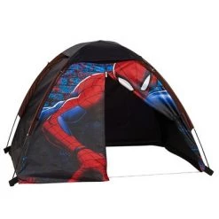 Exxel Outdoors Exxel Marvel Spiderman Kids 4 Piece Outdoor Camping Kit with Floorless Dome Tent, Youth Sized Sleeping Bag, Backpack, and LED Flashlight -Disney Toys Sales unnamed file 4117