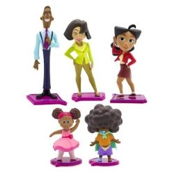 Disney The Proud Family Louder and Prouder Penny Proud and Family Mini Figurines Set