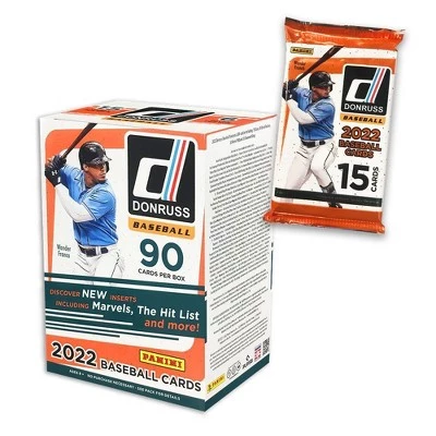 MLB 2022 Panini Baseball Donruss Trading Card Blaster Box 3 MLB 2022 Panini Baseball Donruss Trading Card Blaster Box