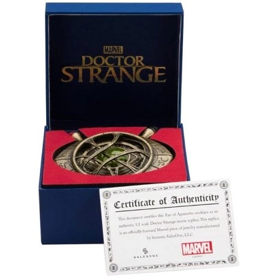 SalesOne LLC Marvel Doctor Strange Eye of Agamotto 1:1 Scale Licensed Prop Replica Necklace 4 SalesOne LLC Marvel Doctor Strange Eye of Agamotto 1:1 Scale Licensed Prop Replica Necklace - Image 2