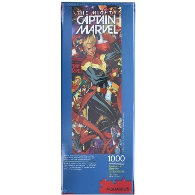 Aquarius NMR Distribution Marvel Captain Marvel Collage 1000 Piece Slim Jigsaw Puzzle 4 Aquarius NMR Distribution Marvel Captain Marvel Collage 1000 Piece Slim Jigsaw Puzzle - Image 2