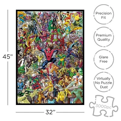 AQUARIUS Marvel Spider-Man Villains 3000 Piece Jigsaw Puzzle 3 AQUARIUS Marvel Spider-Man Villains 3000 Piece Jigsaw Puzzle
