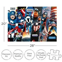 AQUARIUS Marvel Captain America Timeline 1000 Piece Jigsaw Puzzle
