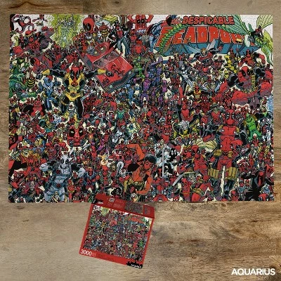AQUARIUS Marvel Deadpool 3000 Piece Jigsaw Puzzle 4 AQUARIUS Marvel Deadpool 3000 Piece Jigsaw Puzzle - Image 2