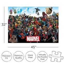 AQUARIUS Marvel Cast 3000 Piece Jigsaw Puzzle