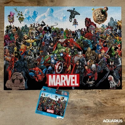 AQUARIUS Marvel Cast 3000 Piece Jigsaw Puzzle 4 AQUARIUS Marvel Cast 3000 Piece Jigsaw Puzzle - Image 2