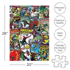 AQUARIUS Marvel Spider-Man Collage 1000 Piece Jigsaw Puzzle