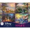 Ceaco Thomas Kinkade: Disney Puzzle Set - 4pk