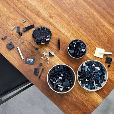 LEGO Star Wars Dark Trooper Helmet 75343 Building Kit 6 LEGO Star Wars Dark Trooper Helmet 75343 Building Kit - Image 4