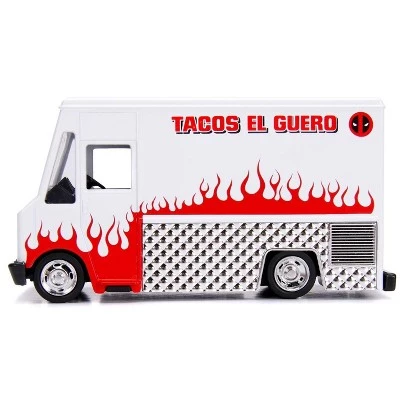 Deadpool Taco Truck White "Marvel" Series 1/32 Diecast Model by Jada 3 Deadpool Taco Truck White "Marvel" Series 1/32 Diecast Model by Jada