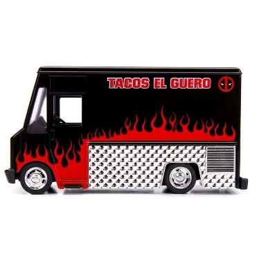 Deadpool Taco Truck Black "Marvel" Series 1/32 Diecast Model by Jada 2 Deadpool Taco Truck Black "Marvel" Series 1/32 Diecast Model by Jada